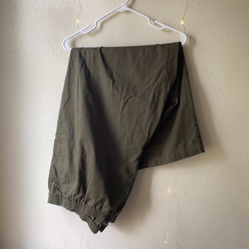 Wide leg plus size pull on pants